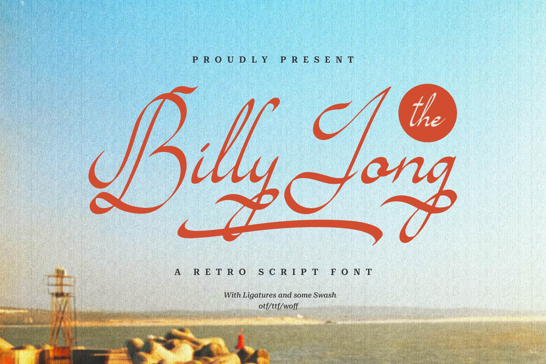 Billy Jong | Retro Script Font by Gracetype Studio