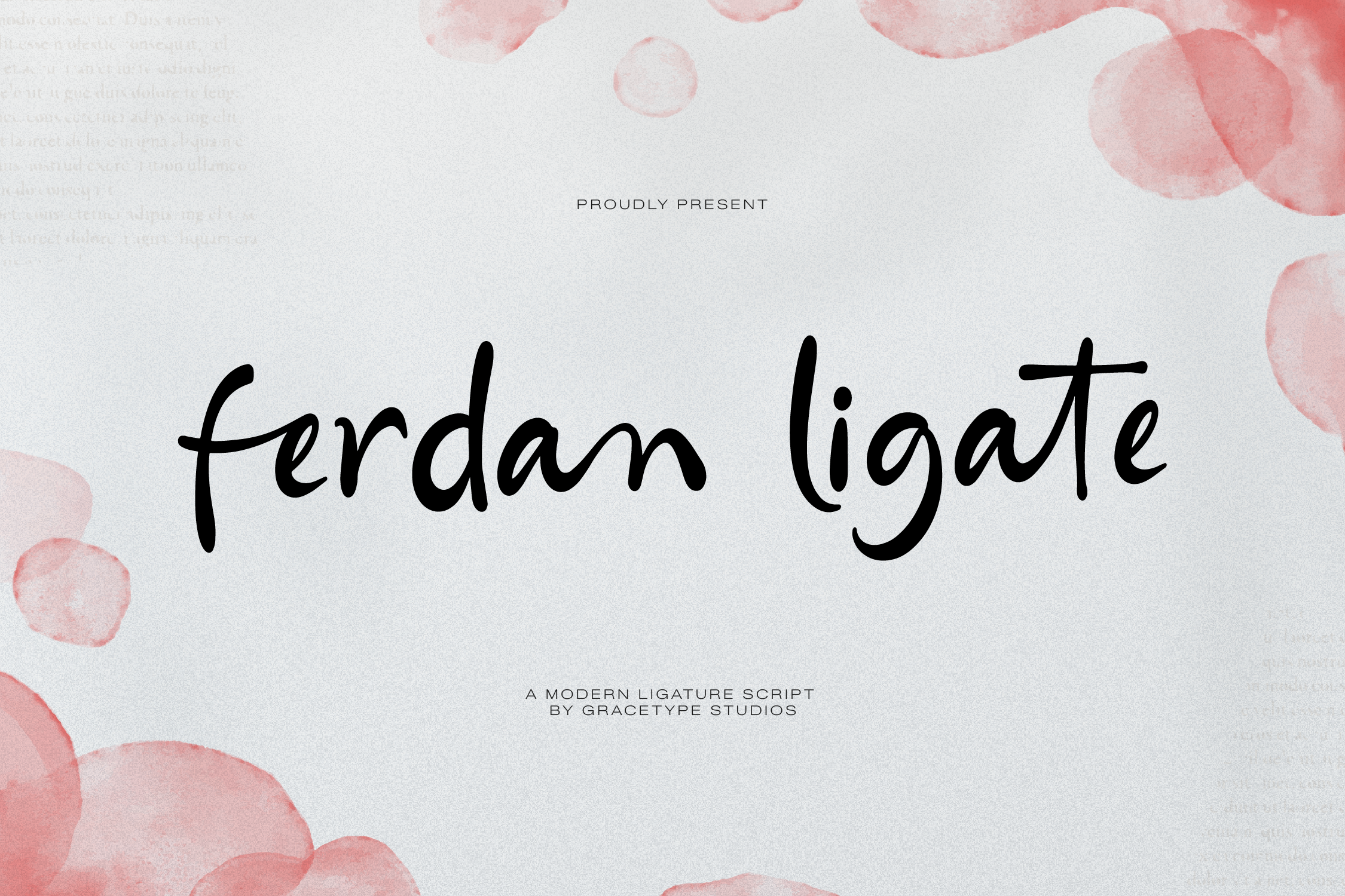 Ferdan Ligate | Modern Ligature Script by Gracetype Studio